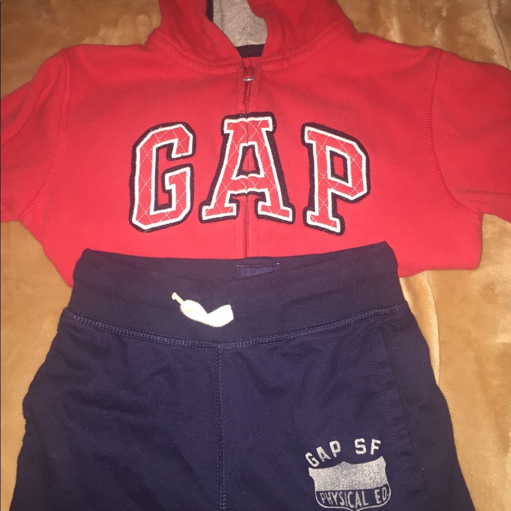 Logo Zip Hoodie Sweatshirt and logo sweat pants